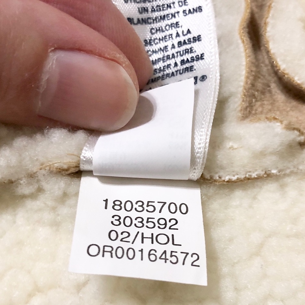 NWT - Vintage Baby Gap Faux Shearling Zip-Front Hooded Jacket w/Pockets- Newborn - Picture 13 of 13